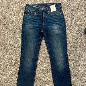J.Crew Toothpick Jeans (25P) (NWT)